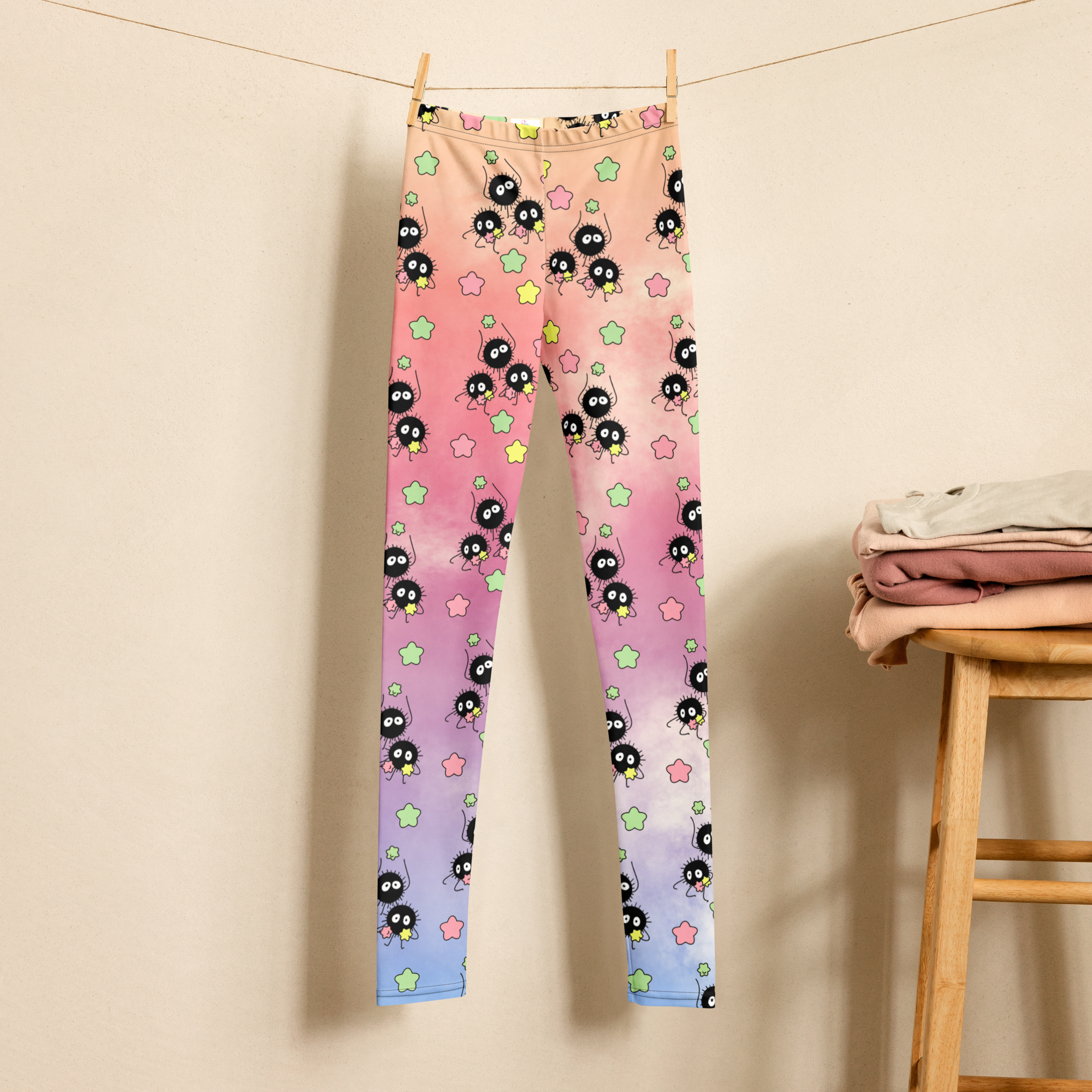 Soot Sprites | Youth Soft-Stretch Leggings | Summer Variant - Syntax & Alchemy