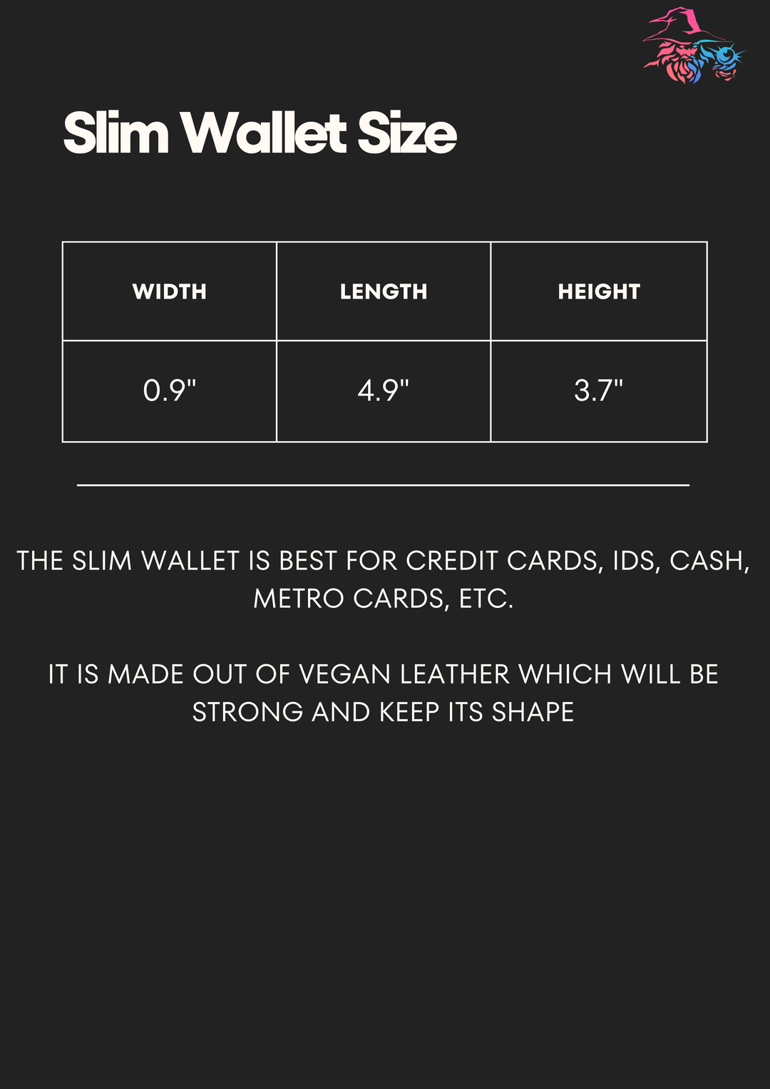 K-Pop Demon Hunters x Zoey Edition | Slim Wallet x Vegan Leather