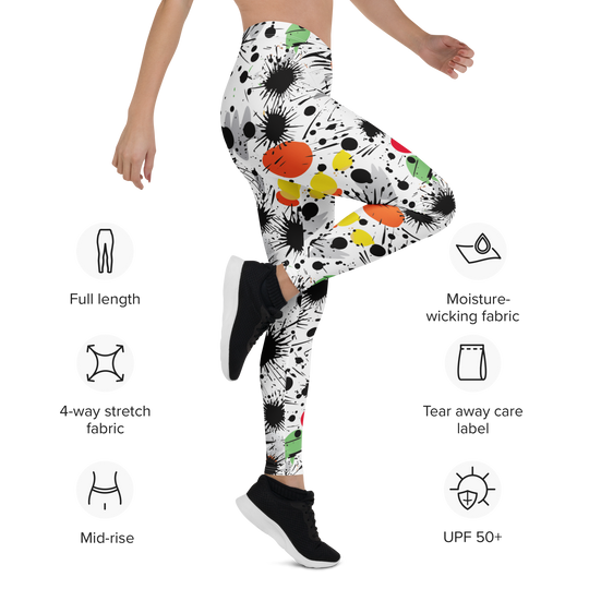 Comic Ink | Soft-Stretch Leggings.