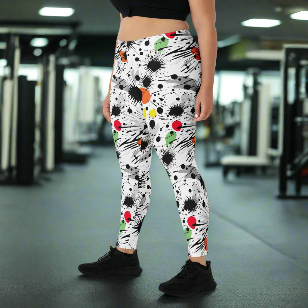 Comic Ink | Soft-Stretch Leggings.