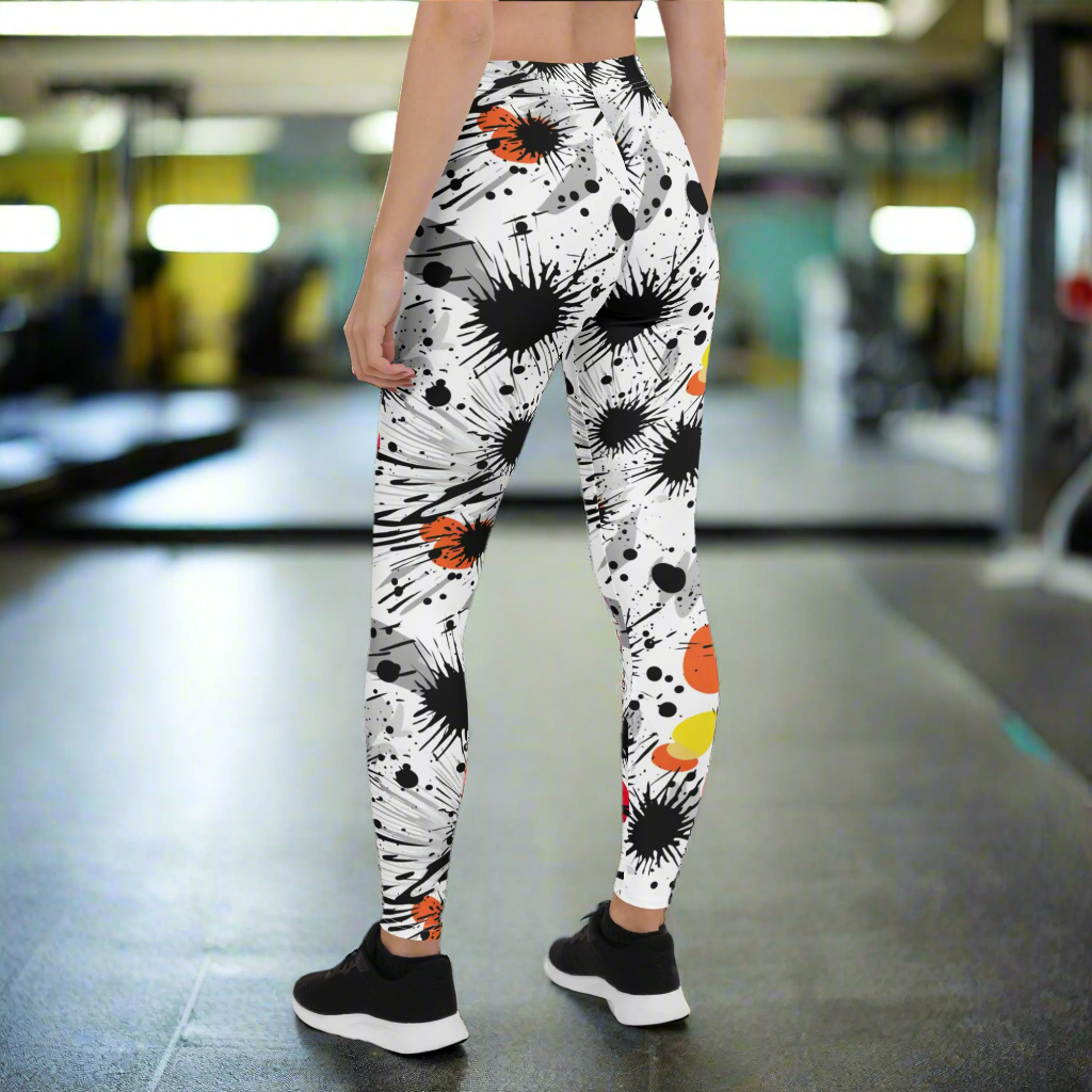 Comic Ink | Soft-Stretch Leggings.
