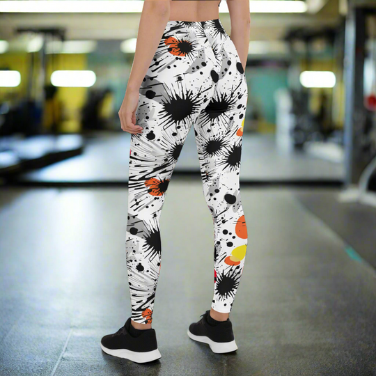 Comic Ink | Soft-Stretch Leggings.