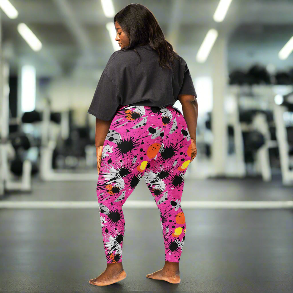 Comic Ink | Soft-Stretch Leggings | Neon Variant.