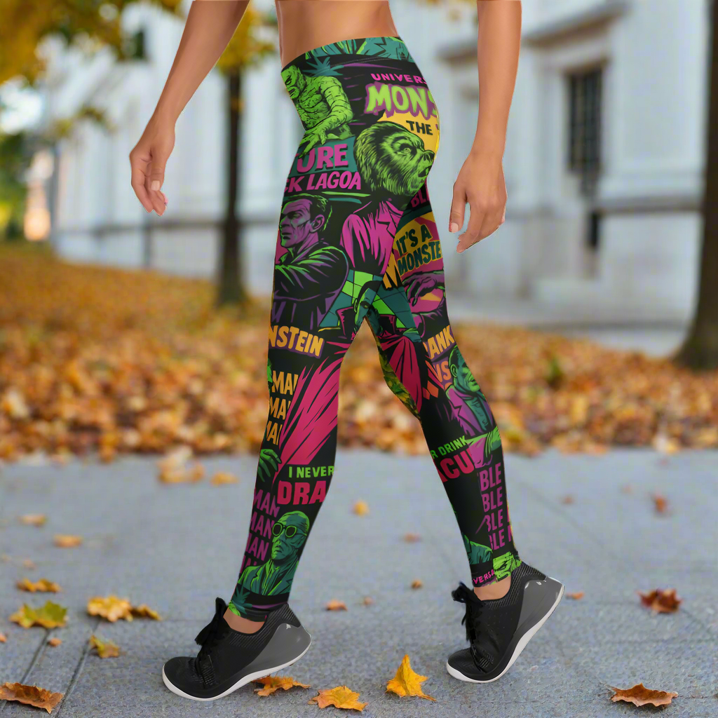 Universal Monsters | Soft-Stretch Leggings - Syntax & Alchemy
