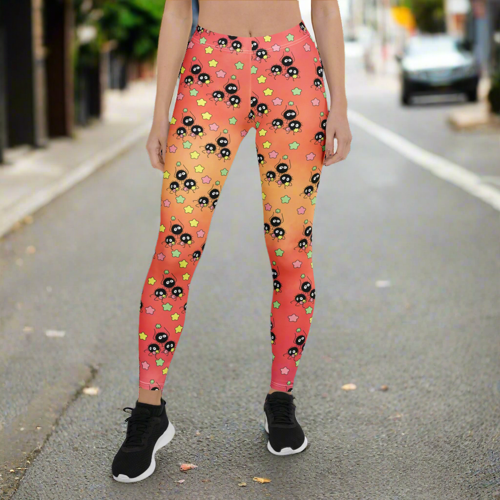 Soot Sprites | Soft-Stretch Leggings | Autumn Variant - Syntax & Alchemy