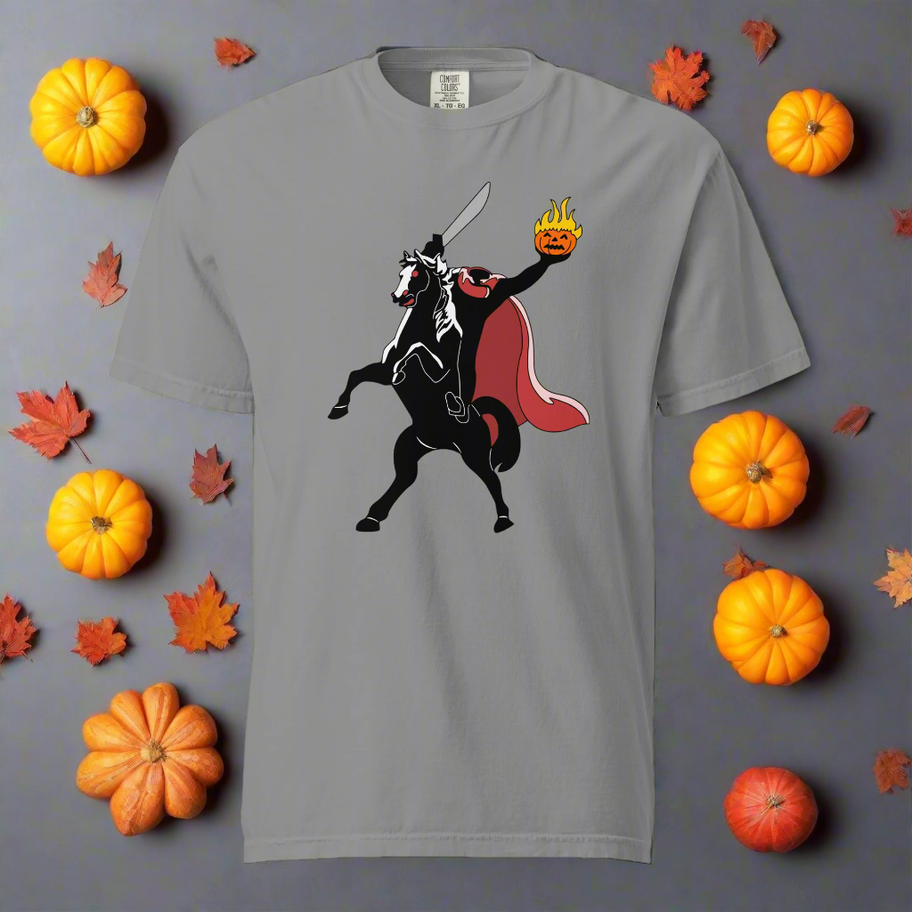 Headless Horseman | Heavyweight Cotton T-Shirt Heavyweight T-Shirt Syntax & Alchemy Grey S 