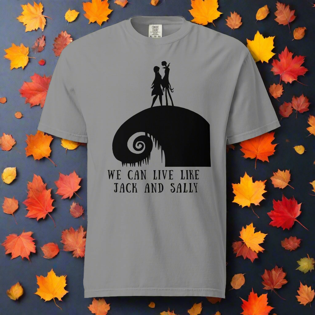 Jack & Sally | Heavyweight Cotton T-Shirt Heavyweight T-Shirt Syntax & Alchemy Grey S 