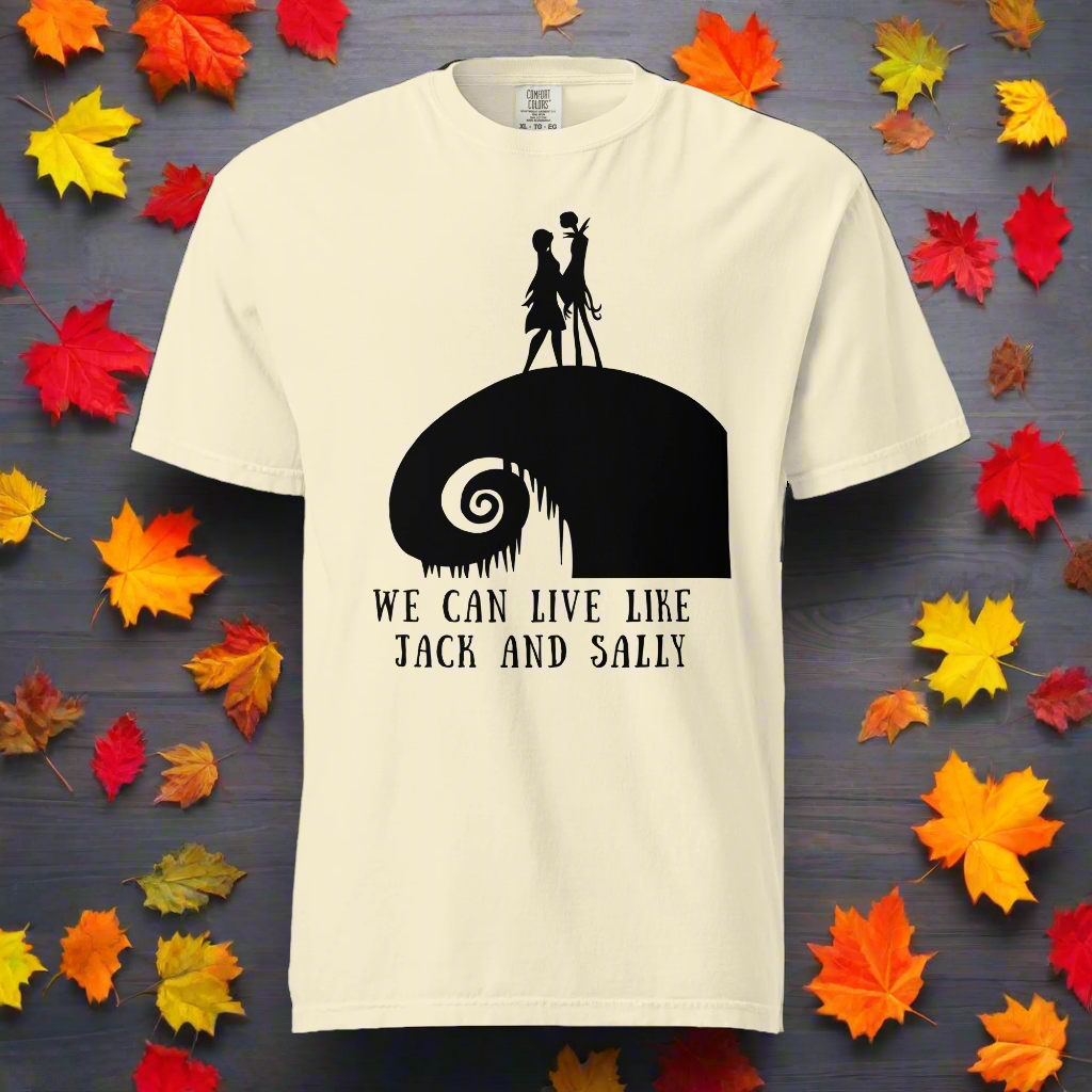 Jack & Sally | Heavyweight Cotton T-Shirt Heavyweight T-Shirt Syntax & Alchemy Ivory S 