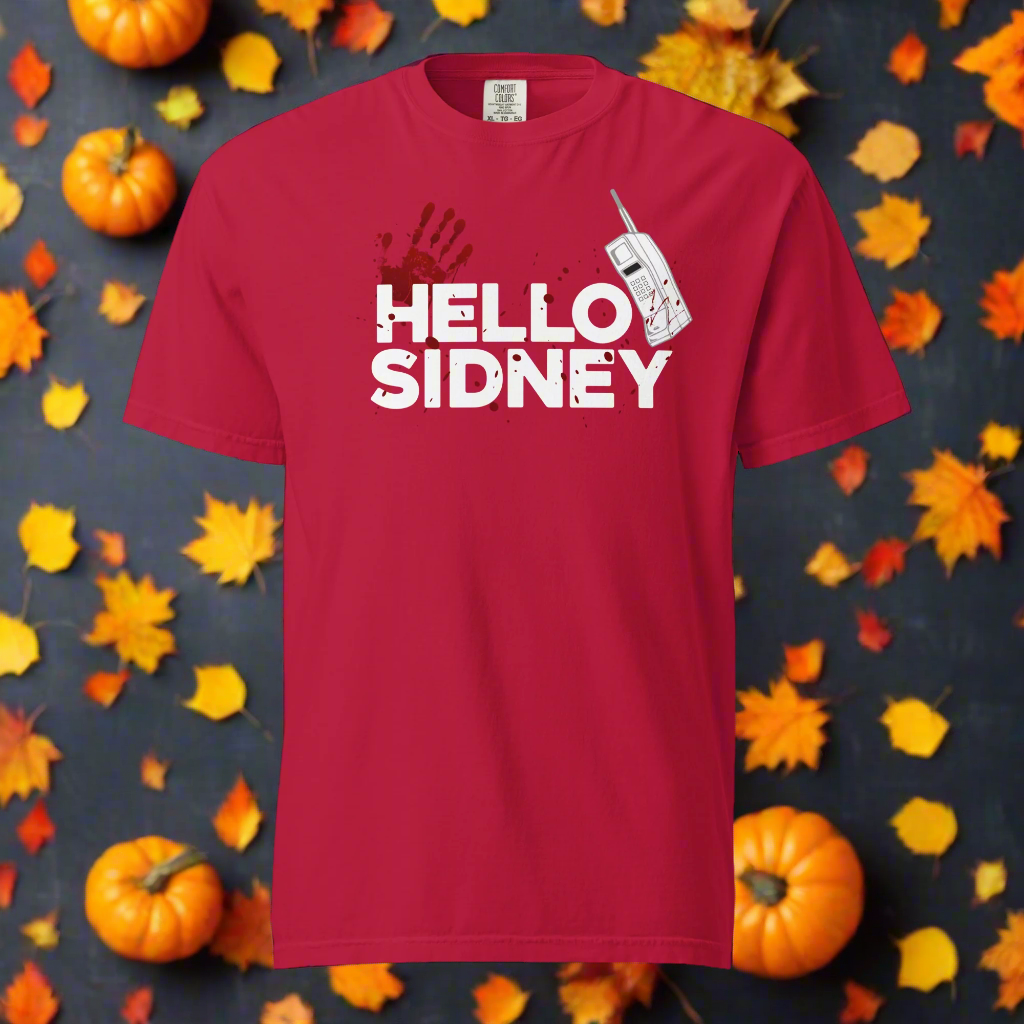 Hello Sidney | Heavyweight Cotton T-Shirt Heavyweight T-Shirt Syntax & Alchemy Red S 