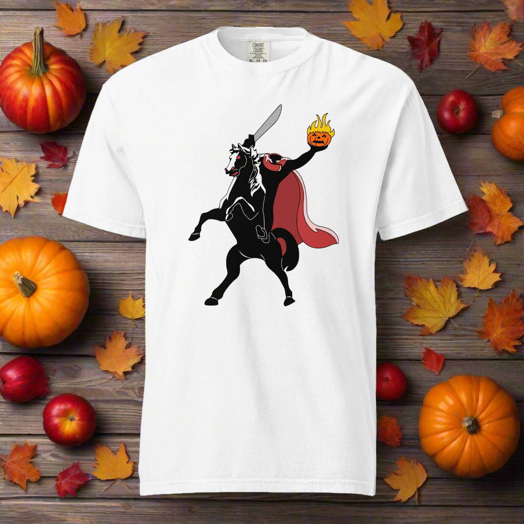 Headless Horseman | Heavyweight Cotton T-Shirt Heavyweight T-Shirt Syntax & Alchemy White S 