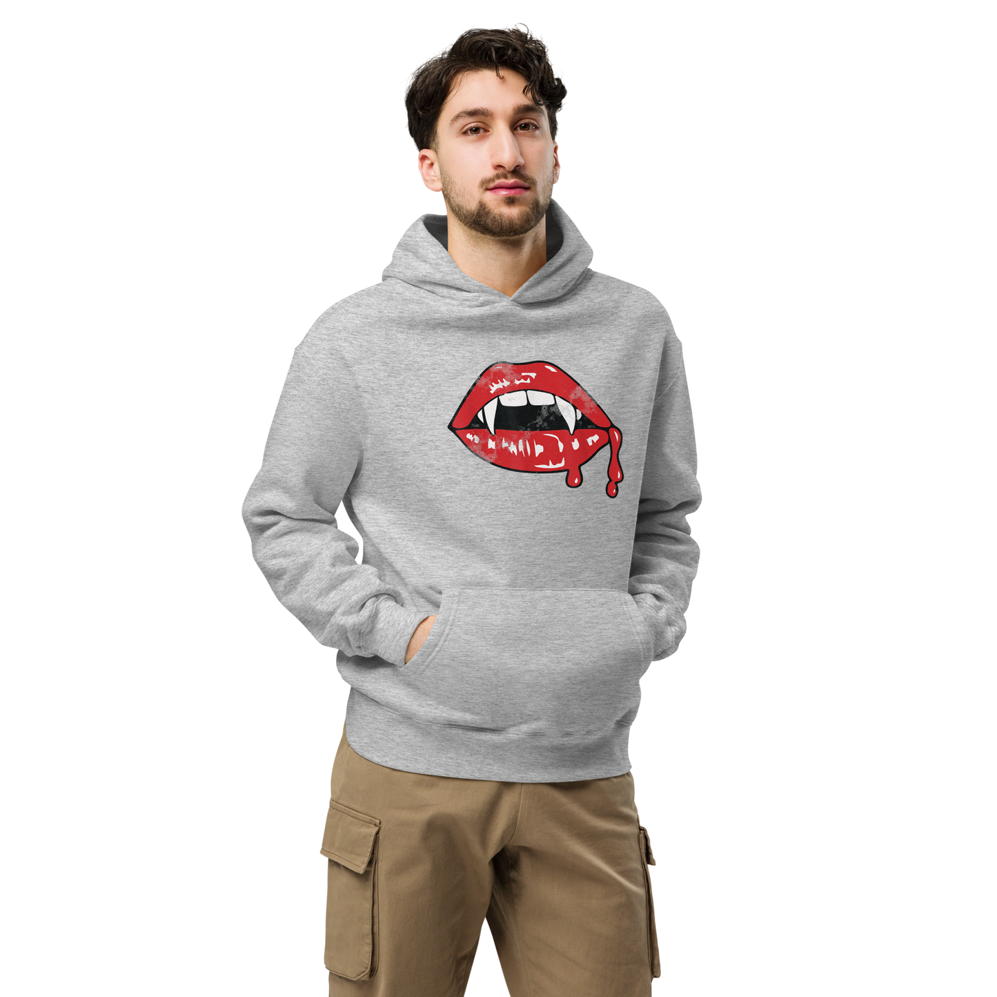 Vampire Kiss | Oversized Fleece Hoodie Oversized Fleece Hoodie Syntax & Alchemy   