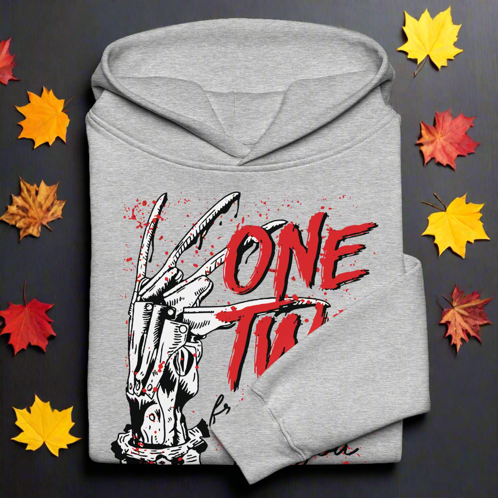 Nightmare On Elm Street | Oversized Fleece Hoodie Oversized Fleece Hoodie Syntax & Alchemy Athletic Heather S 