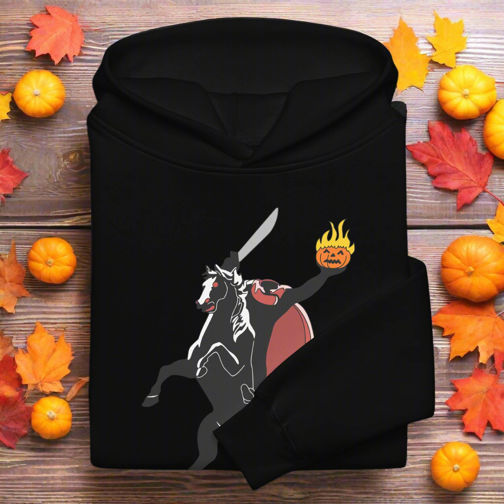 Headless Horseman | Oversized Fleece Hoodie Oversized Fleece Hoodie Syntax & Alchemy Black S 