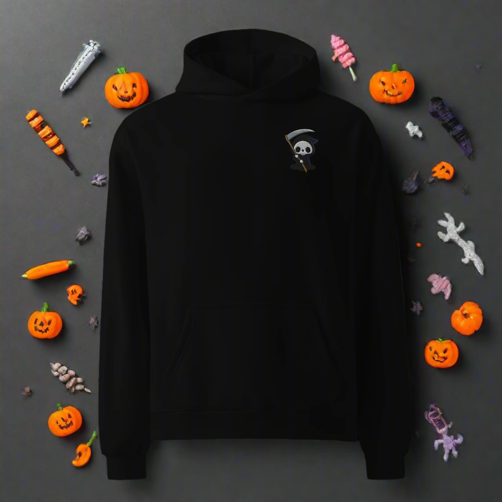 Grim Reaper | Oversized Fleece Hoodie Oversized Fleece Hoodie Syntax & Alchemy   