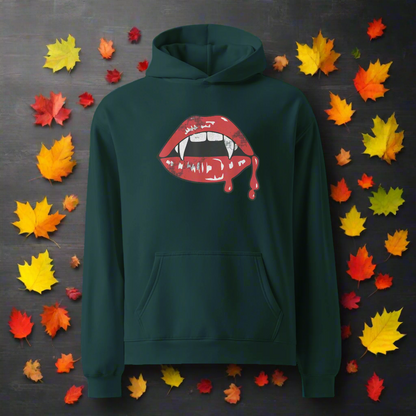 Vampire Kiss | Oversized Fleece Hoodie Oversized Fleece Hoodie Syntax & Alchemy   