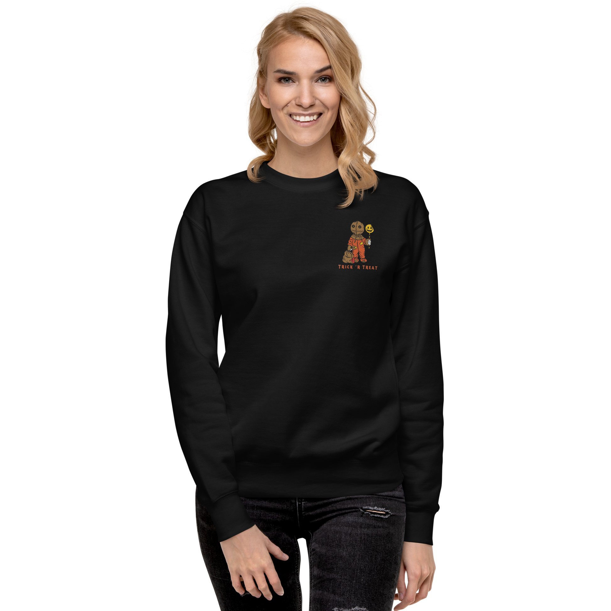 Samhain Trick 'r Treat | Soft-Wash Sweatshirt | Embroidered Soft-Wash Sweatshirt Syntax & Alchemy   