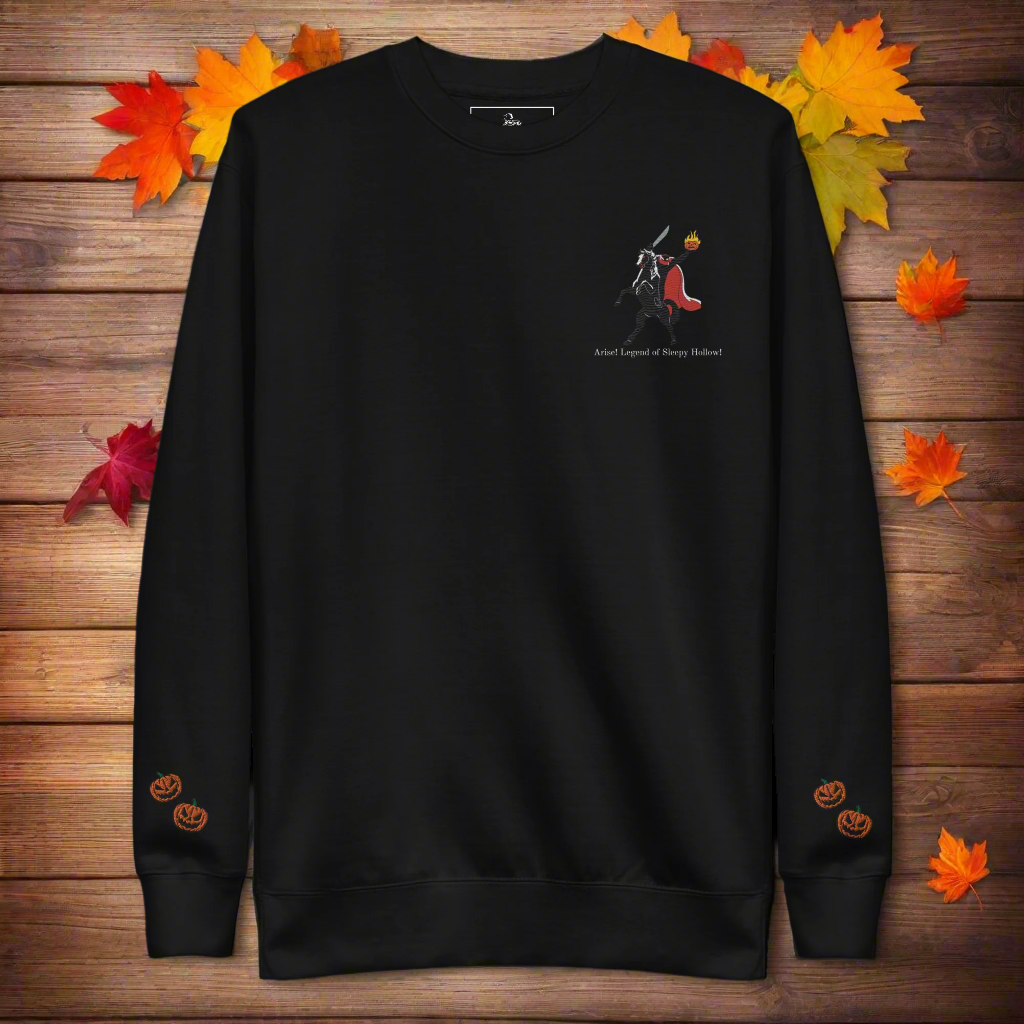 Legend of Sleepy Hollow | Soft-Wash Sweatshirt | Embroidered | White Variant | Pumpkins Soft-Wash Sweatshirt Syntax & Alchemy   