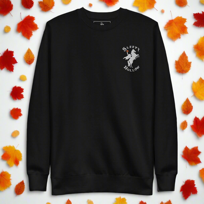 Sleepy Hollow Horseman | Soft-Wash Sweatshirt | Embroidered | White Variant Soft-Wash Sweatshirt Syntax & Alchemy   