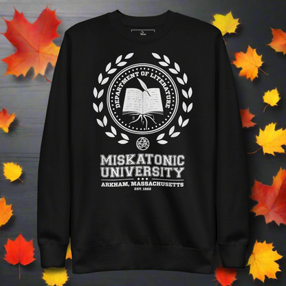 Miskatonic University | Soft-Wash Sweatshirt Soft-Wash Sweatshirt Syntax & Alchemy Black S 