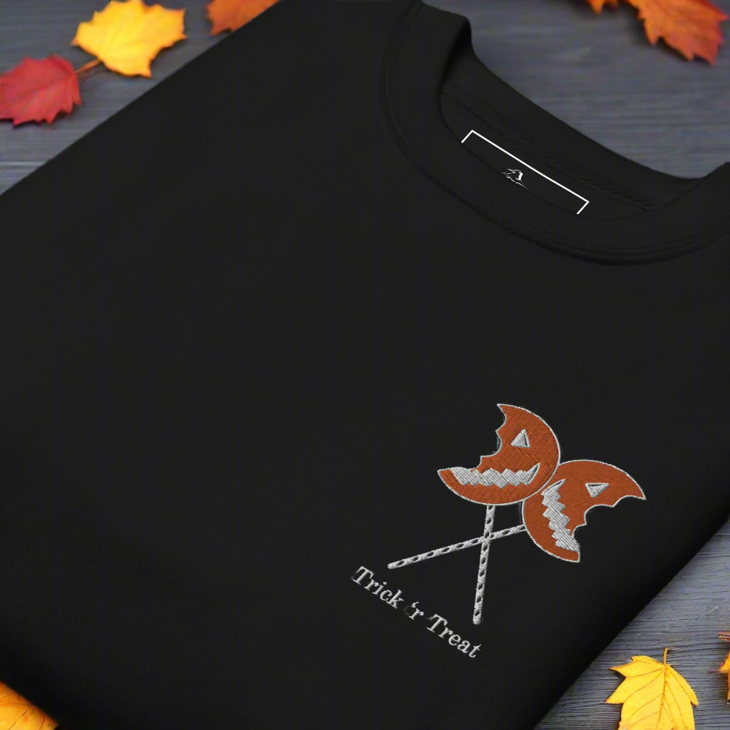 Trick 'r Treat | Soft-Wash Sweatshirt | Embroidered | White Variant Soft-Wash Sweatshirt Syntax & Alchemy   