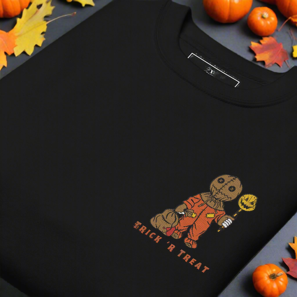 Samhain Trick 'r Treat | Soft-Wash Sweatshirt | Embroidered Soft-Wash Sweatshirt Syntax & Alchemy   