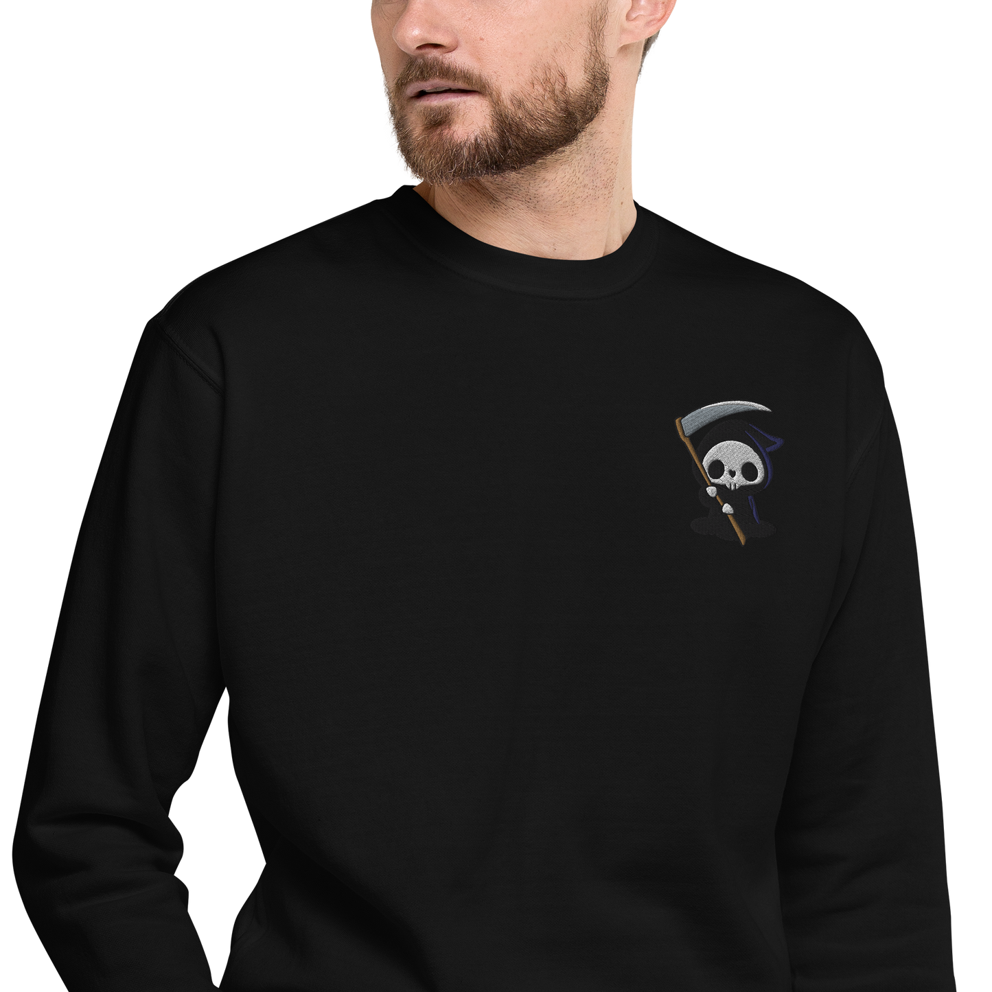 Grim Reaper | Soft-Wash Sweatshirt | Embroidered Soft-Wash Sweatshirt Syntax & Alchemy   