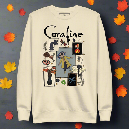 Coraline Collage | Soft-Wash Sweatshirt Soft-Wash Sweatshirt Syntax & Alchemy   