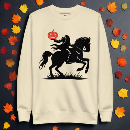 Headless Horseman Pumpkin Head | Soft-Wash Sweatshirt Soft-Wash Sweatshirt Syntax & Alchemy   