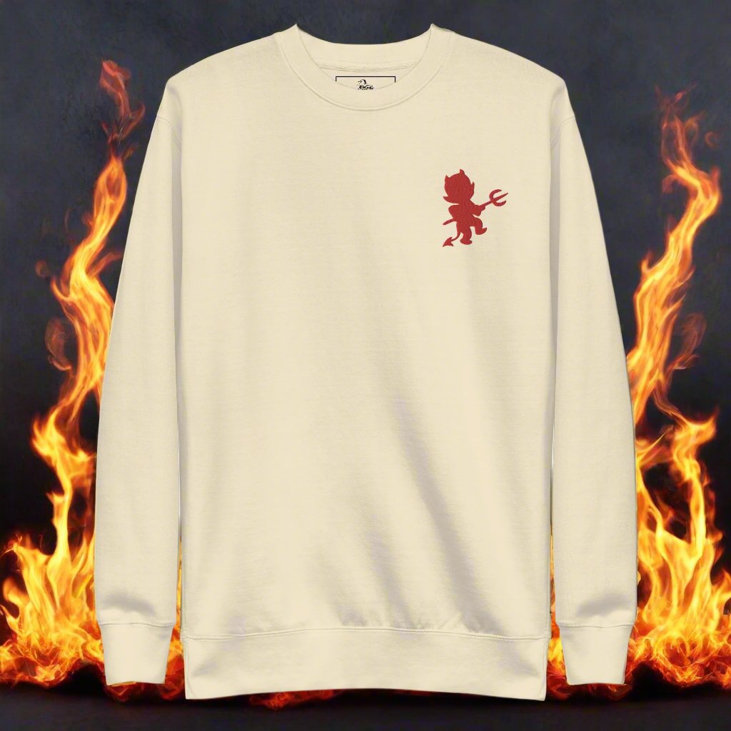 Little Devil | Soft-Wash Sweatshirt | Embroidered Soft-Wash Sweatshirt Syntax & Alchemy   