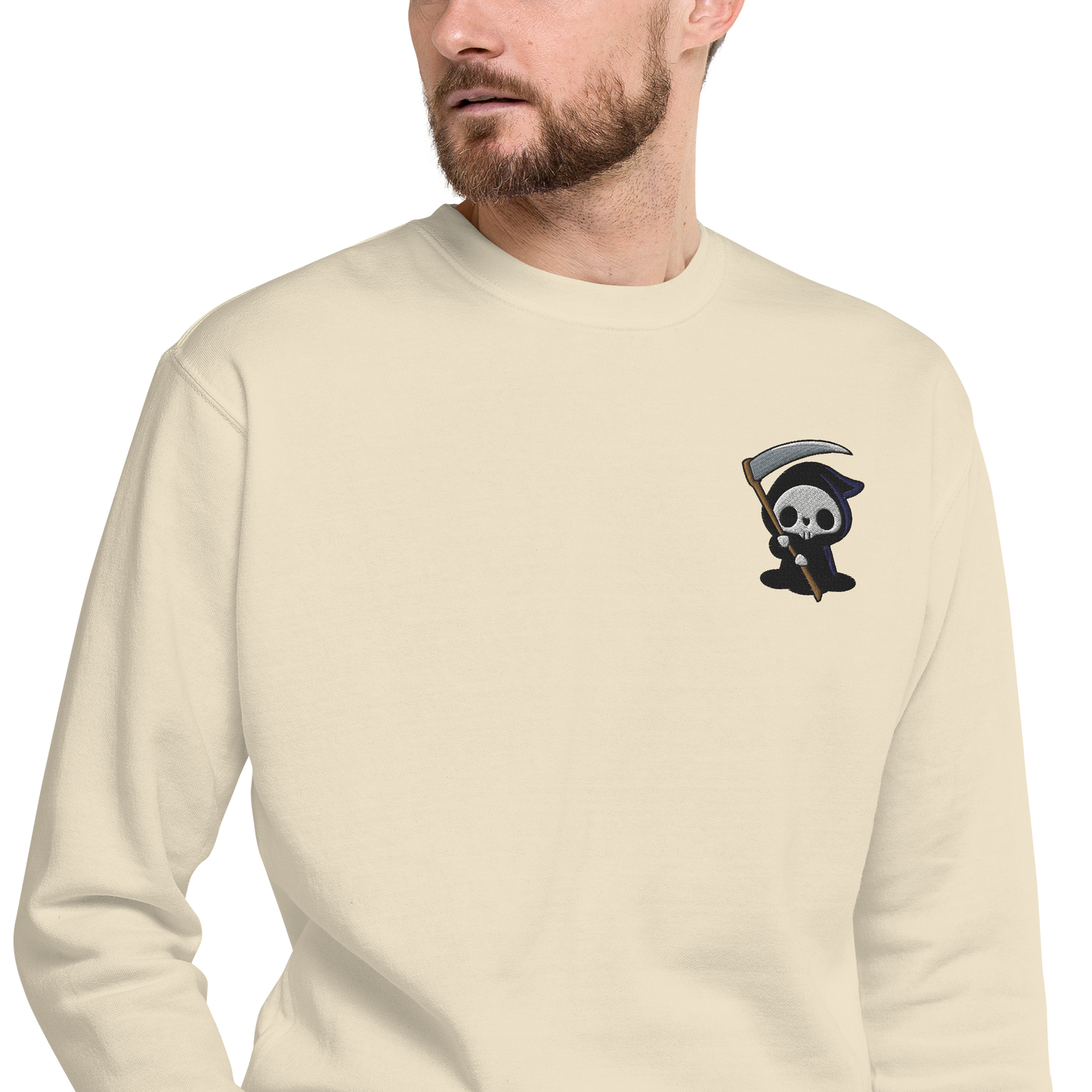 Grim Reaper | Soft-Wash Sweatshirt | Embroidered Soft-Wash Sweatshirt Syntax & Alchemy   