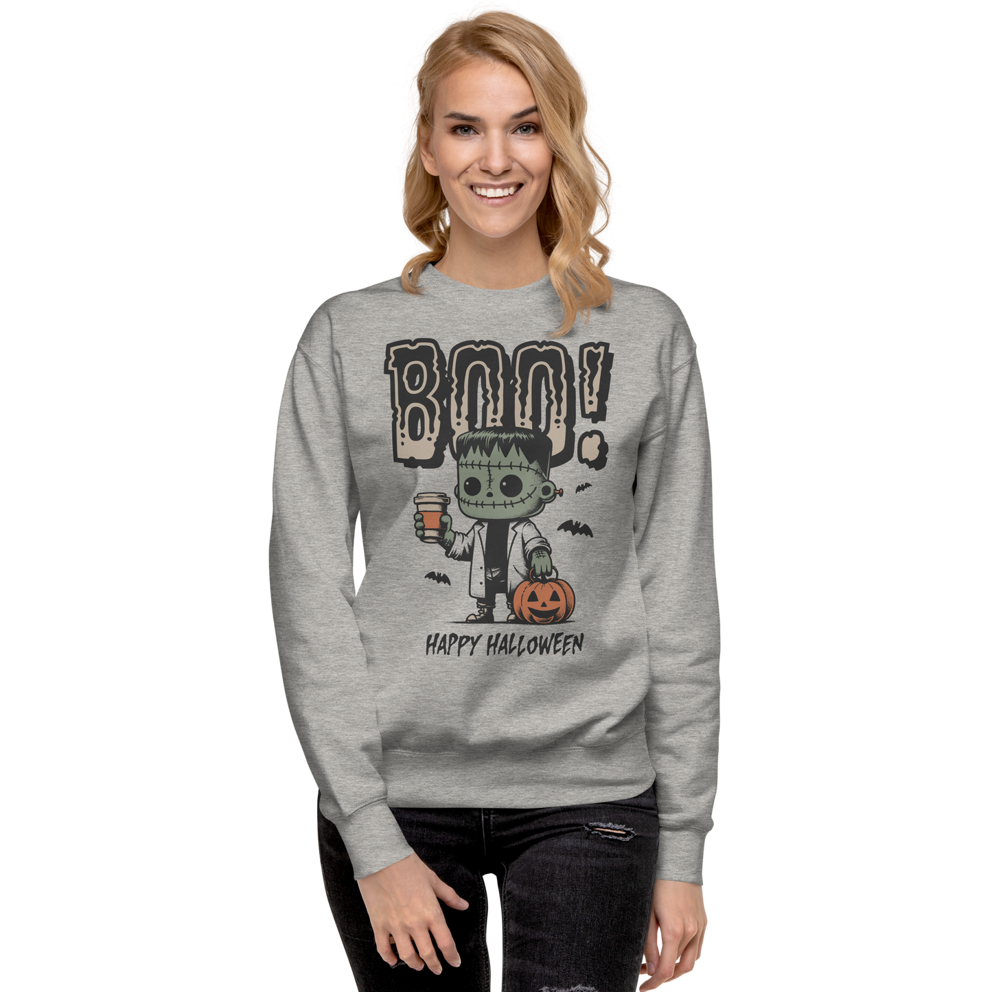 Frankenstein Boo | Soft-Wash Sweatshirt Soft-Wash Sweatshirt Syntax & Alchemy   