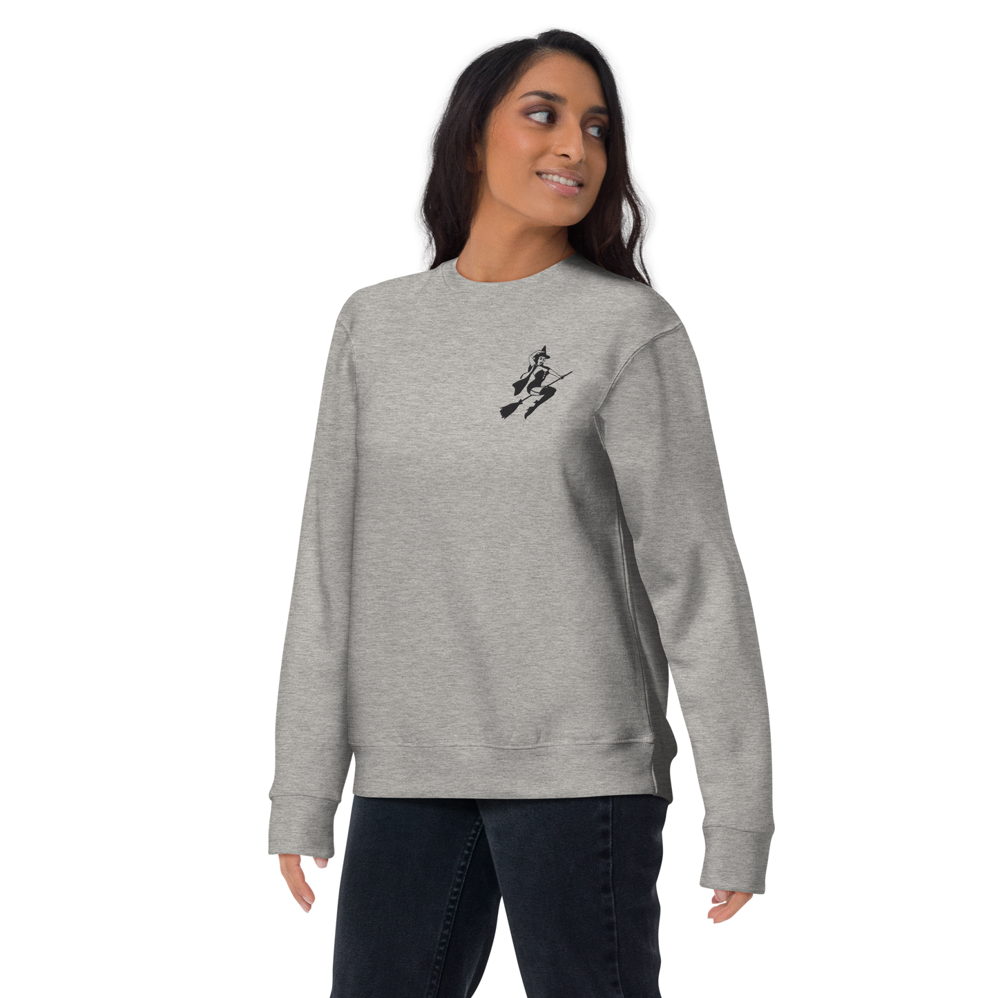 Broom Witch | Soft-Wash Sweatshirt | Embroidered Soft-Wash Sweatshirt Syntax & Alchemy   