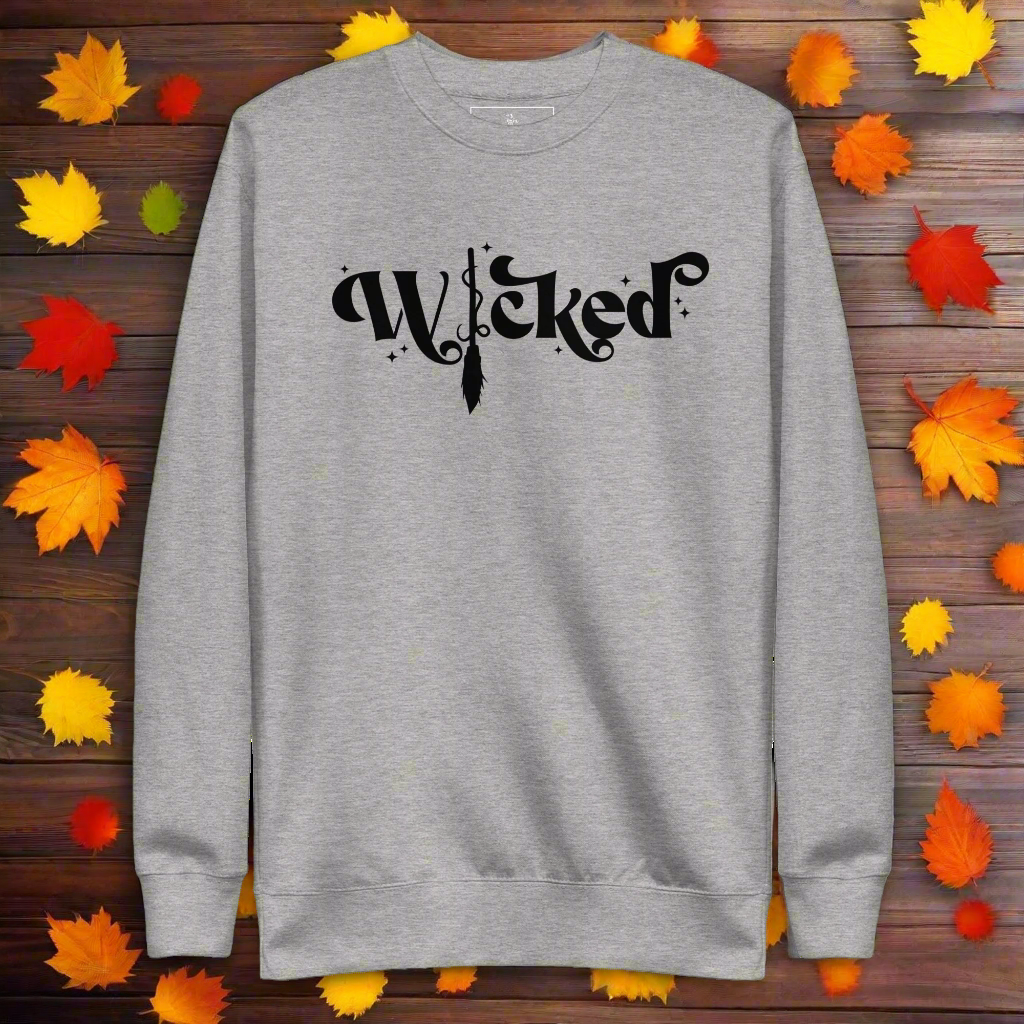 Wicked | Soft-Wash Sweatshirt | Black Lettering Soft-Wash Sweatshirt Syntax & Alchemy   