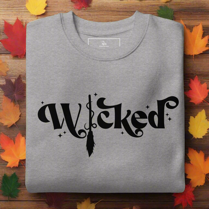 Wicked | Soft-Wash Sweatshirt | Black Lettering Soft-Wash Sweatshirt Syntax & Alchemy Carbon Grey S 