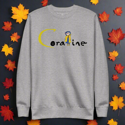 Coraline Button Eyes | Soft-Wash Sweatshirt Soft-Wash Sweatshirt Syntax & Alchemy   