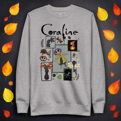 Coraline Collage | Soft-Wash Sweatshirt Soft-Wash Sweatshirt Syntax & Alchemy   