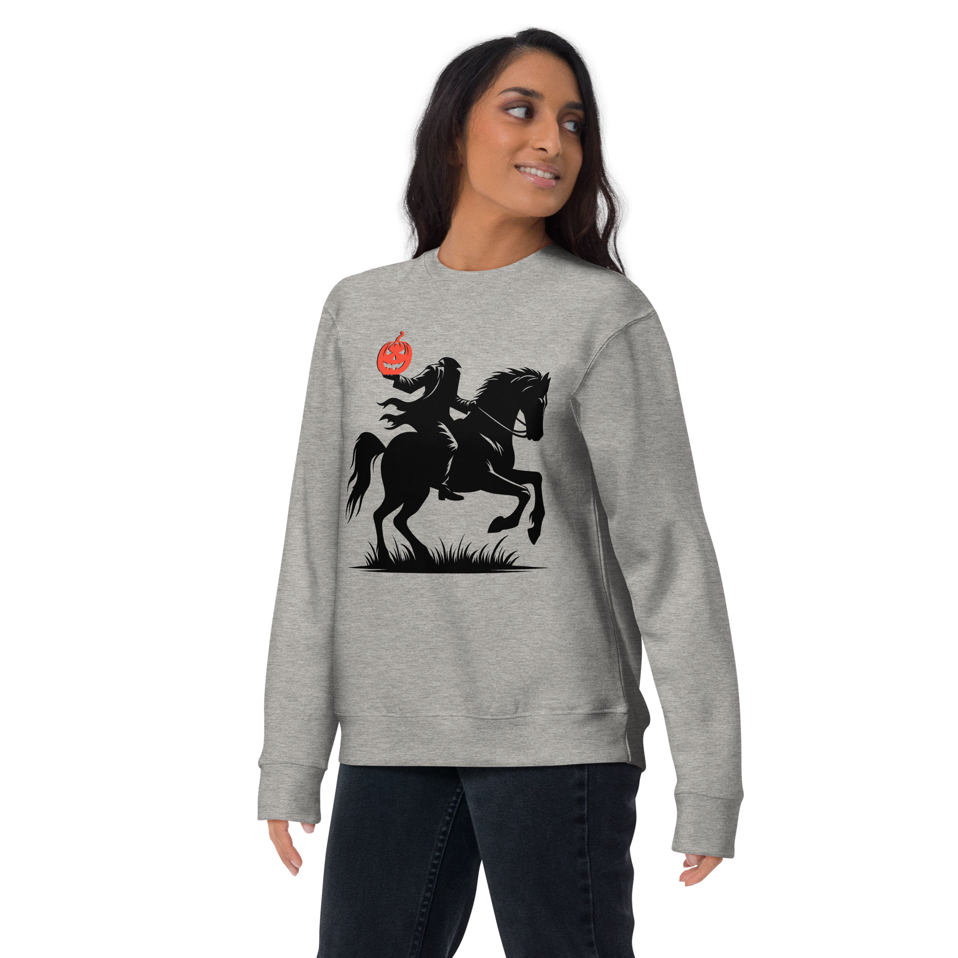 Headless Horseman Pumpkin Head | Soft-Wash Sweatshirt Soft-Wash Sweatshirt Syntax & Alchemy   