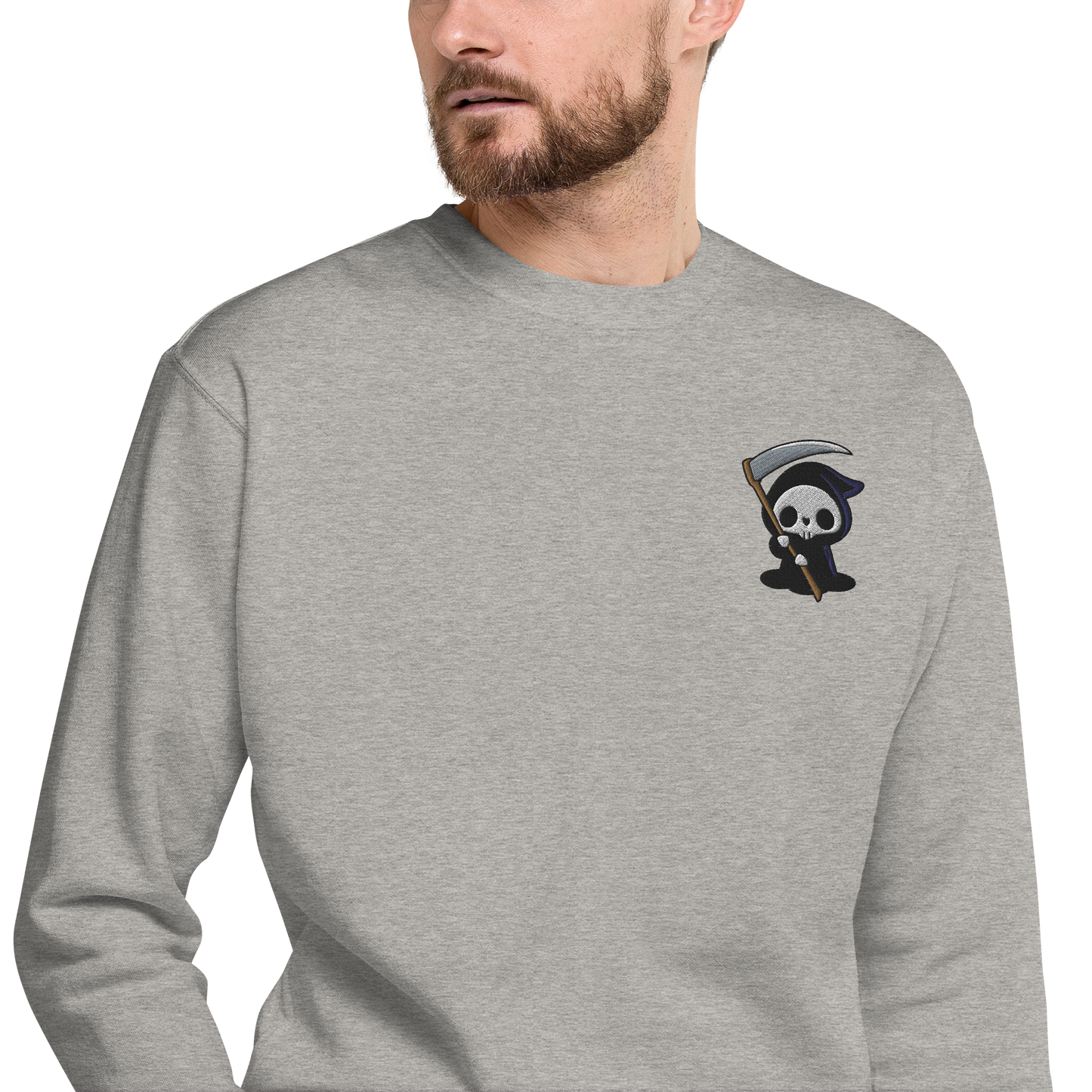 Grim Reaper | Soft-Wash Sweatshirt | Embroidered Soft-Wash Sweatshirt Syntax & Alchemy   