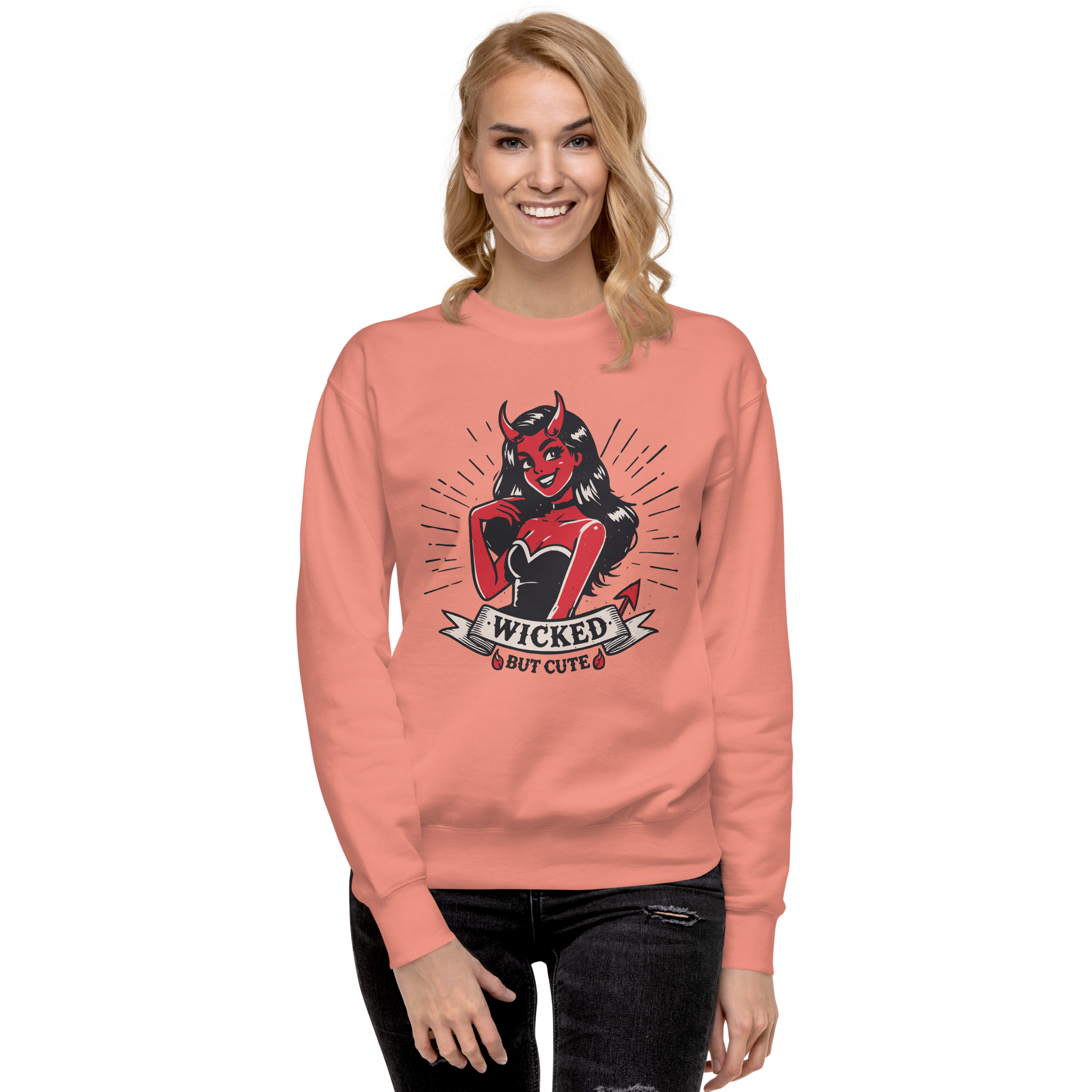 Wicked But Cute | Soft-Wash Sweatshirt Soft-Wash Sweatshirt Syntax & Alchemy   