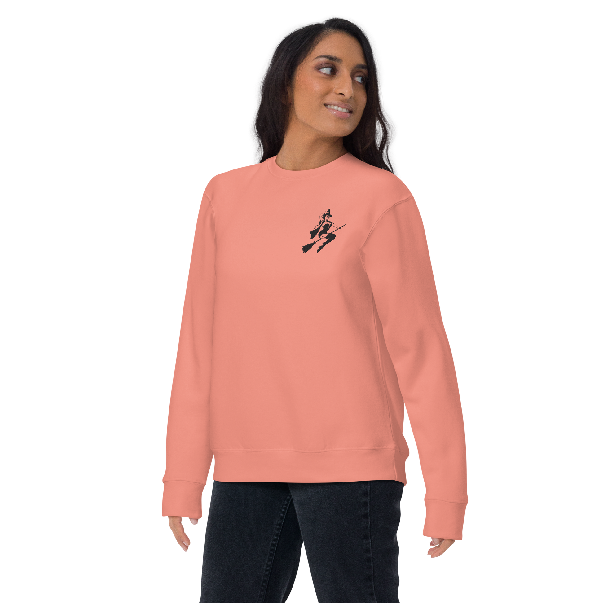 Broom Witch | Soft-Wash Sweatshirt | Embroidered Soft-Wash Sweatshirt Syntax & Alchemy   