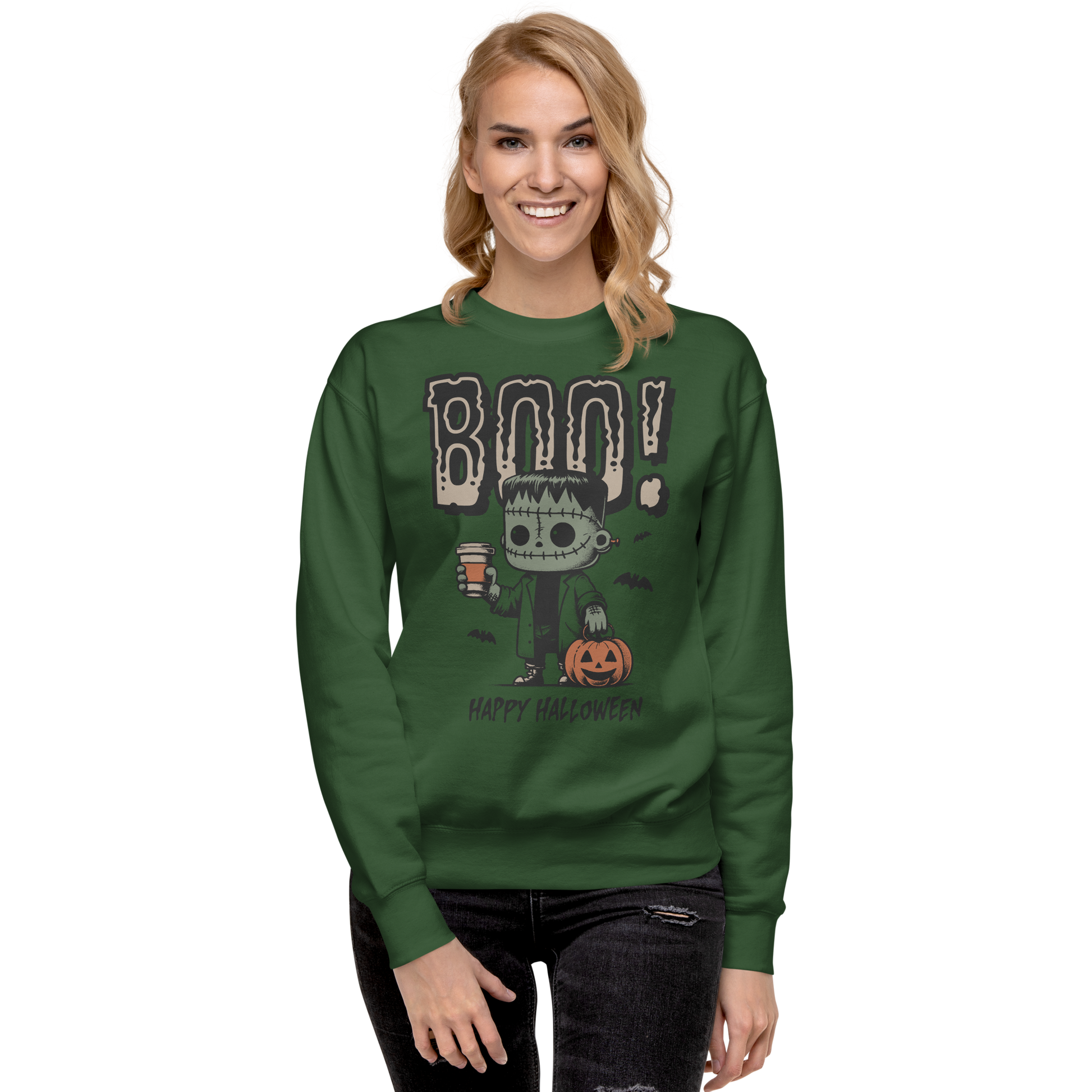 Frankenstein Boo | Soft-Wash Sweatshirt Soft-Wash Sweatshirt Syntax & Alchemy   