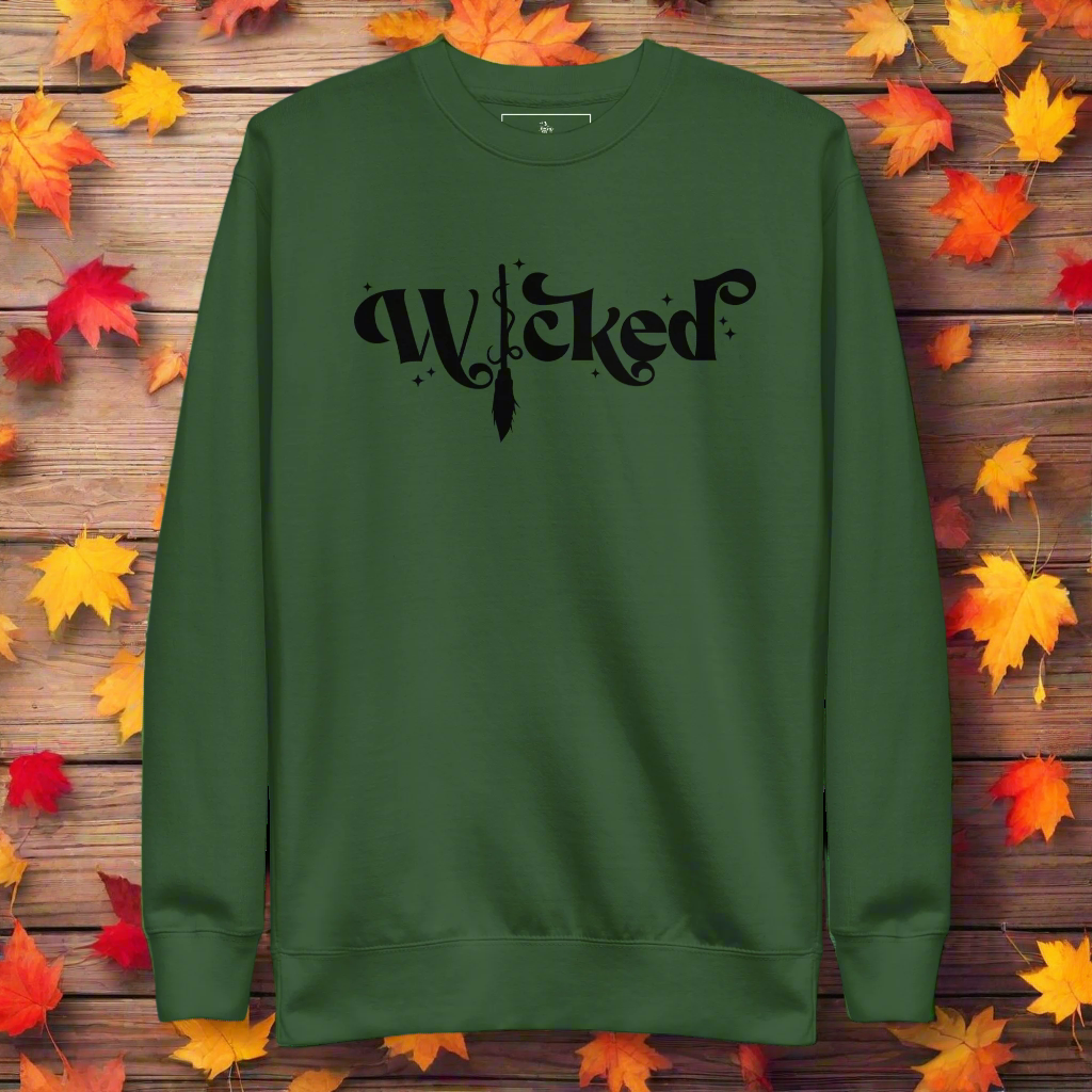 Wicked | Soft-Wash Sweatshirt | Black Lettering Soft-Wash Sweatshirt Syntax & Alchemy   