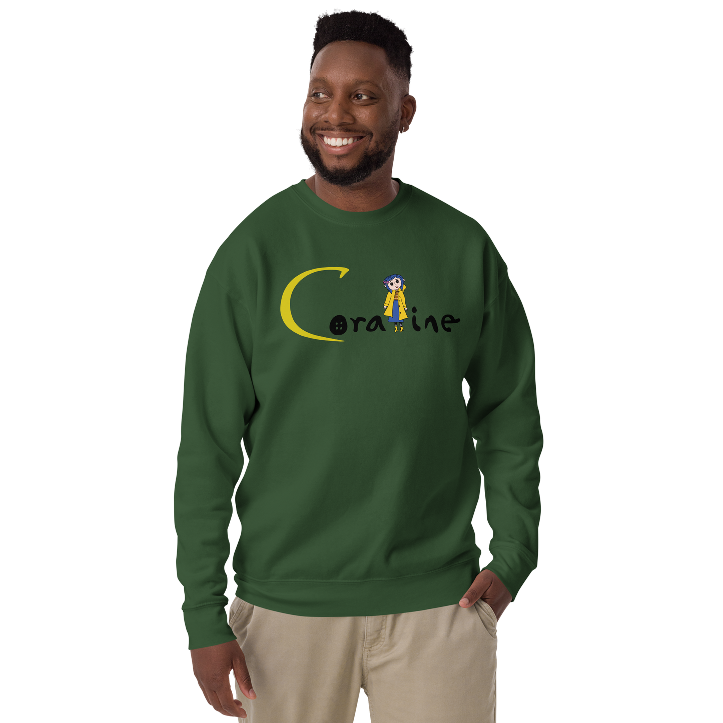 Coraline Button Eyes | Soft-Wash Sweatshirt Soft-Wash Sweatshirt Syntax & Alchemy   