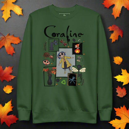 Coraline Collage | Soft-Wash Sweatshirt Soft-Wash Sweatshirt Syntax & Alchemy   