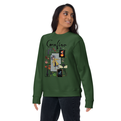 Coraline Collage | Soft-Wash Sweatshirt Soft-Wash Sweatshirt Syntax & Alchemy   