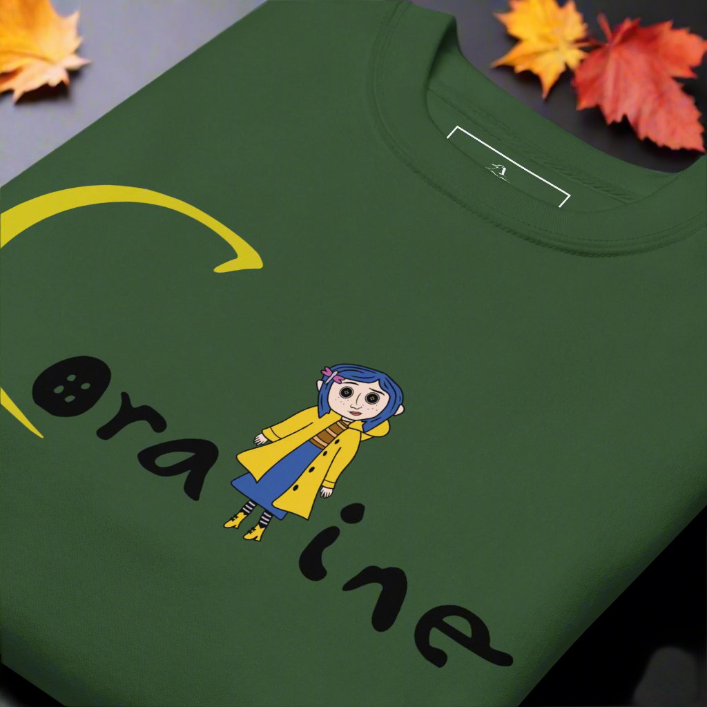 Coraline Button Eyes | Soft-Wash Sweatshirt Soft-Wash Sweatshirt Syntax & Alchemy   