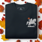 Headless Horseman Pumpkin Head | Soft-Wash Sweatshirt | Embroidered Soft-Wash Sweatshirt Syntax & Alchemy Navy Blazer S 