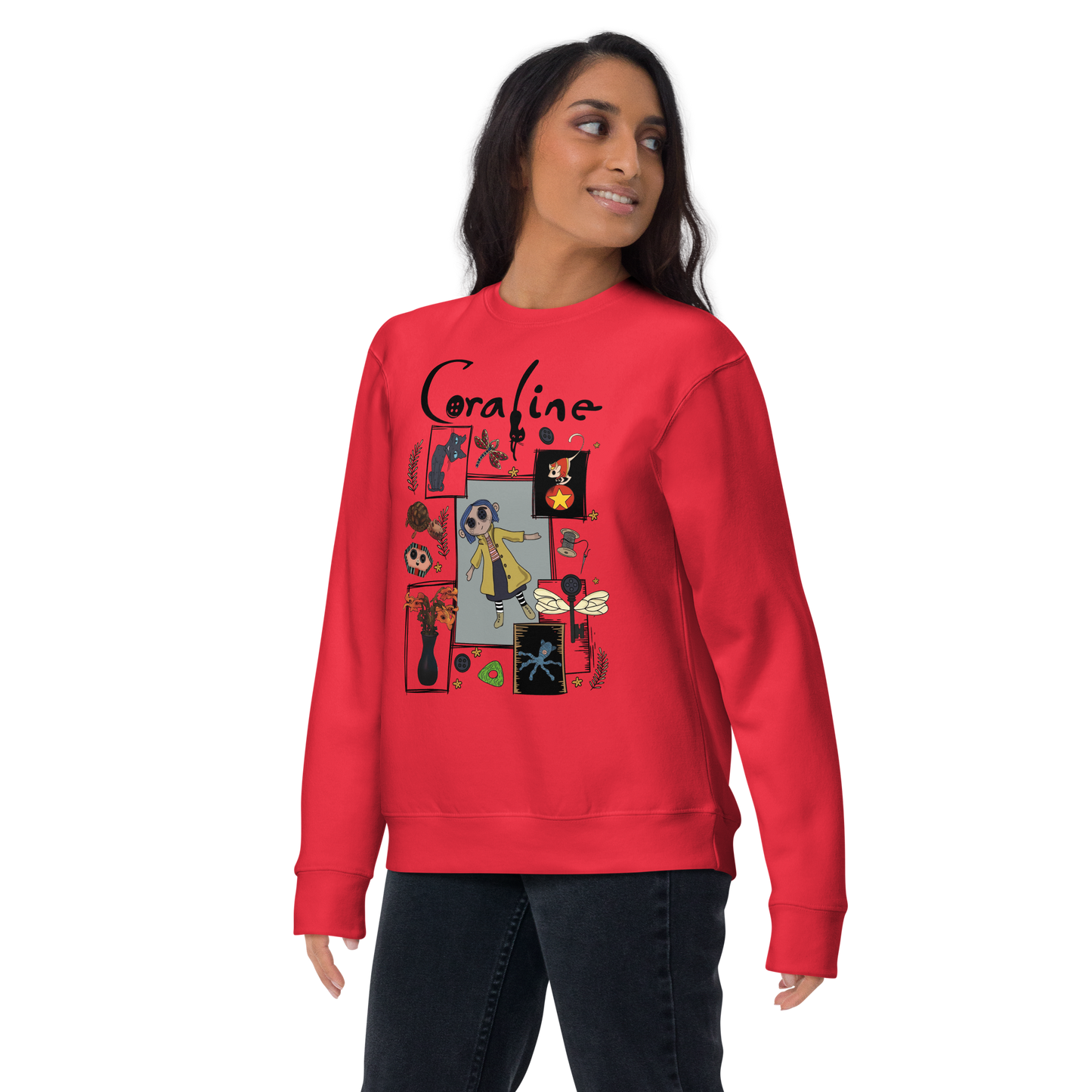 Coraline Collage | Soft-Wash Sweatshirt Soft-Wash Sweatshirt Syntax & Alchemy   