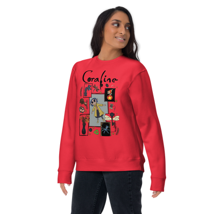 Coraline Collage | Soft-Wash Sweatshirt Soft-Wash Sweatshirt Syntax & Alchemy   