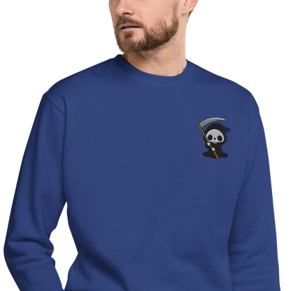 Grim Reaper | Soft-Wash Sweatshirt | Embroidered Soft-Wash Sweatshirt Syntax & Alchemy   